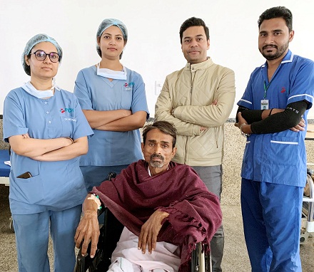 भोजन नली में रूकावट का सफल आपरेशन