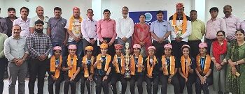 पेसिफिक स्पोर्ट्स-बोर्ड ने किया कांस्य पदक विजेता टीम का भव्य स्वागत