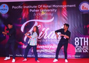 पेसिफिक में अंतर विश्वविद्यालय नृत्य प्रतियोगिता ‘थिरक‘