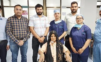 दुर्लभ फियोक्रोमोसाइटोमा से पीड़ित महिला का सफल ऑपरेशन