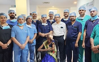 स्कल्प (खोपड़ी) के स्क्वैमस सेल कार्सिनोमा से पीड़ित मरीज की सफल सर्जरी