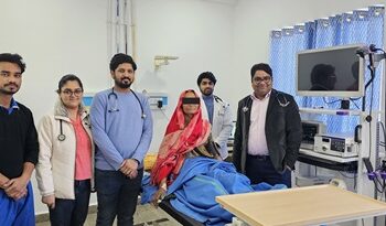फेफड़े से चने के दाल जैसे टुकड़े को निकाल कर दिया नया जीवन