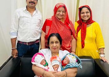 पीएमसीएच में महिला ने दिया एक साथ तीन बच्चों को जन्म