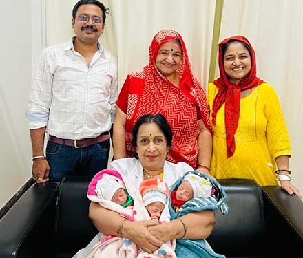 पीएमसीएच में महिला ने दिया एक साथ तीन बच्चों को जन्म