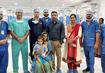 3 साल की बच्ची की श्वास नली से निकाला मक्के का दाना