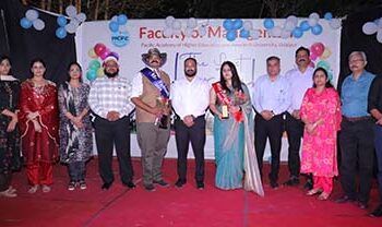 पेसिफिक प्रबन्ध संकाय में वरिष्ठ छात्रों को फेयरवेल पार्टी