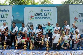 हिन्द जिंक के सहयोग से दूसरी वेदांता जिंक सिटी हाफ मैराथन को अभूतपूर्व सफलता