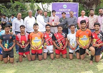 पैसिफिक विश्वविद्यालय की इंटर कॉलेज प्रतियोगिता में कबड्डी आयोजन