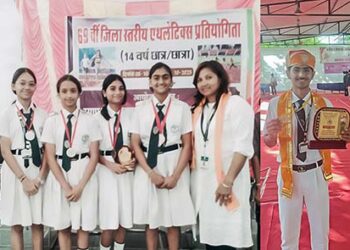 डीपीएस के खिलाड़ियों का एथलेटिक्स मुकाबले में शानदार प्रदर्शन