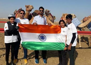 उदयपुर की बेटी कोच शौर्या भारतीय टीम लेकर पहुंची बहरीन