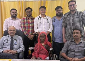 40 दिन आईसीयू के बाद 70 वर्षीय महिला को मिला नया जीवन