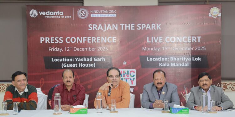 सृजन द स्पार्क एवं हिंदुस्तान ज़िंक के तत्वावधान में होगी इण्डियन आइडल फेम पीयूष पंवार नाइट 15 को