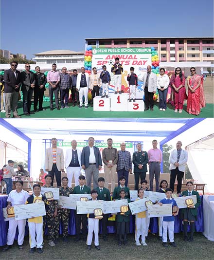 दिल्ली पब्लिक स्कूल में भव्य खेल दिवस का आयोजन