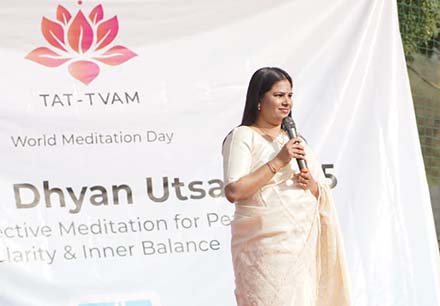 विश्व ध्यान दिवस पर उदयपुर में हुआ ‘तत्त्वम ध्यान उत्सव’