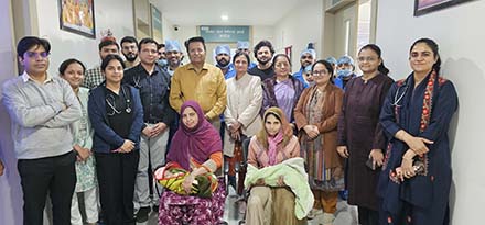 पीएमसीएच ने दो प्रीमेच्योर ( समय-पूर्व) नवजातों को स्वस्थ कर भेजा घर