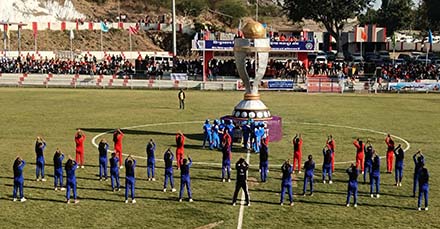 46 वें ऑल इंडिया मोहन कुमारमंगलम फुटबॉल टूर्नामेंट का जावर में आगाज़