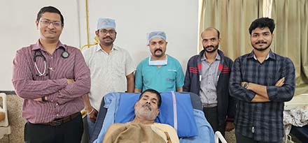 पीएमसीएच में बिना बेहोश किए फेफड़ों की जटिल सर्जरी