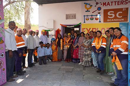 हिंदुस्तान जिंक ने बिछड़ी और देबारी के राजकीय स्कूलों में शुरू कीं अत्याधुनिक स्टेम लैब्स