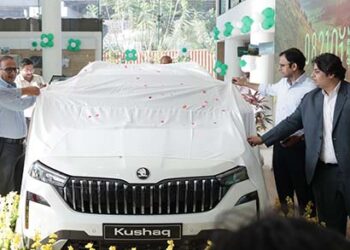 शांता स्कोडा पर नई स्कोडा कुशाक फेसलिफ्ट कार की हुई भव्य लाॅन्चिंग