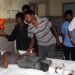 ट्रेलर-टेम्पो की टक्कर में तीन मरे, 10 घायल