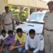 हरियाणा के अपराधी लालबत्ती की कार में घूमते पकडे़