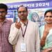 सजे-धजे मतदान केन्द्रों पर दिखा उत्सव का माहौल